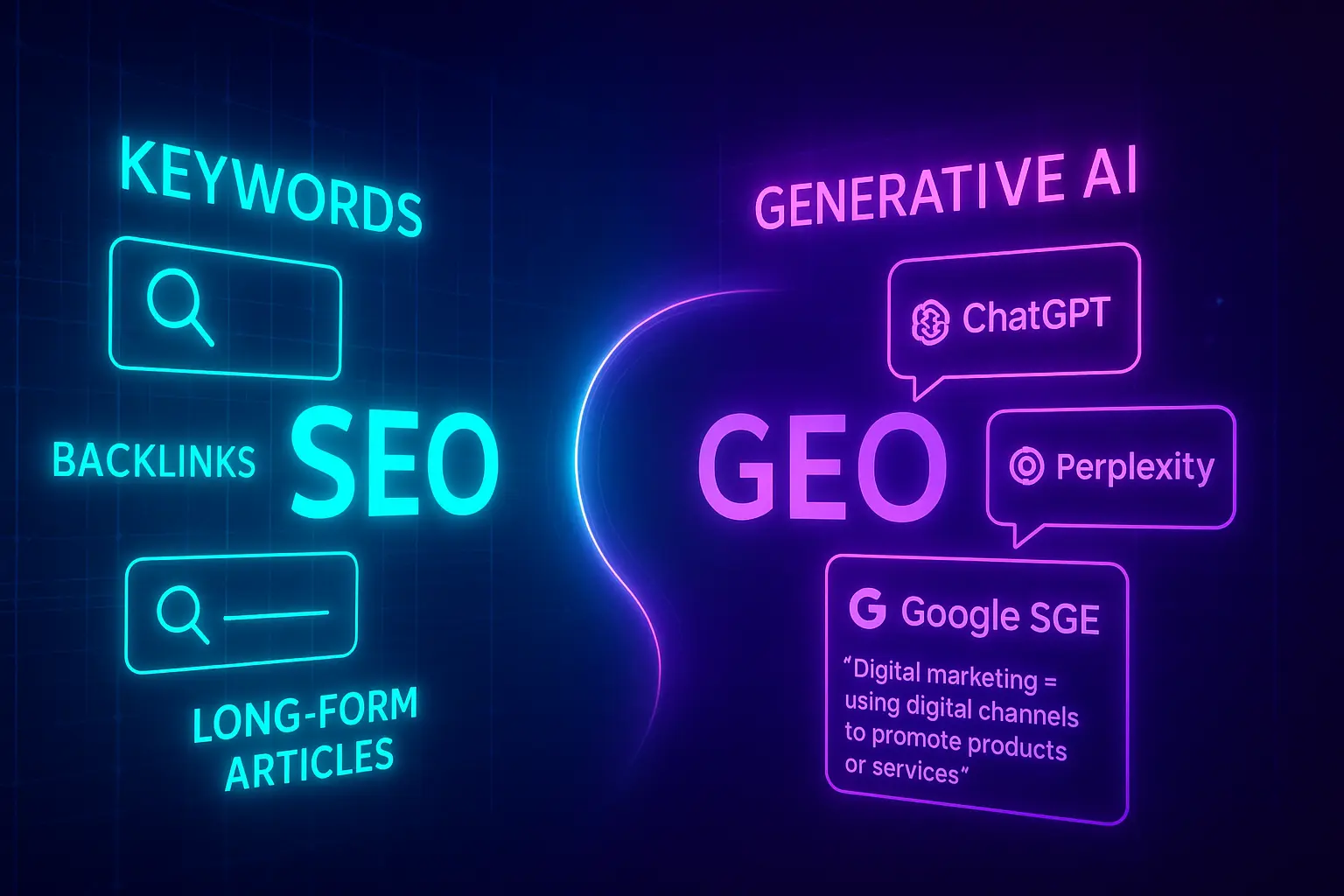 Generative Engine Optimization (GEO) vs. Traditional SEO: The Changing Search Landscape Explained | Postly